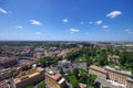 Aerial view of the Vatican City and Rome Royalty Free Stock Photo