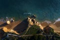 Aerial view of the Vau Beach Praia do Vau in Portimao Royalty Free Stock Photo