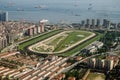 Aerial view of the Veliefendi Racecourse, Istanbul