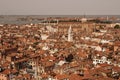 Aerial view of Venice city