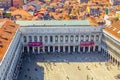 Aerial view of Venice city from the top of the bell tower at the San Marco Square, Italy...IMAGE Royalty Free Stock Photo