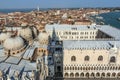 Aerial view of Venice, Italy Royalty Free Stock Photo