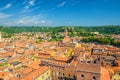 Aerial view of Verona city historical centre