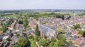 Aerial view on Vianen Royalty Free Stock Photo