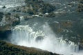 Aerial view Victoria Falls Royalty Free Stock Photo