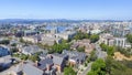 Aerial view of Victoria skyline, Vancouver Island