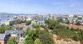 Aerial view of Victoria skyline, Vancouver Island