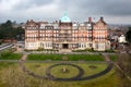 Aerial view of the Victorian architecture of The majestic hotel in Harrogate