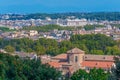 Aerial view of Villa Medici in Italian capital Rome Royalty Free Stock Photo