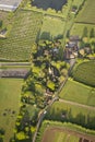 Aerial View of Collier Street, Kent, UK Royalty Free Stock Photo