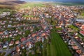 Aerial view of the village in Germany
