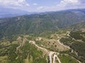 Aerial view of Village of Leshten, Bulgaria