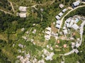 Aerial view of Village of Leshten, Bulgaria