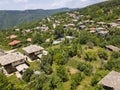 Aerial view of Village of Leshten, Bulgaria