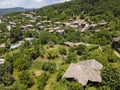 Aerial view of Village of Leshten, Bulgaria