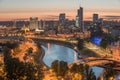 Aerial view of Vilnius, capital city of Lithuania