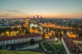 Aerial view of Vilnius, Lithuania