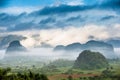 Aerial View of the Vinales Valley in Cuba. Royalty Free Stock Photo