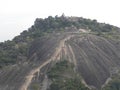 Aerial view of Vindhyagiri mountain top at Shravanabelagola Royalty Free Stock Photo