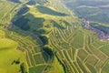 aerial view vineyard scenery at Kaiserstuhl Germany