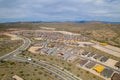 View of Vistancia, Arizona, showing rows of newly built houses Royalty Free Stock Photo