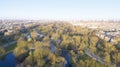 Aerial view on the Vondelpark, Amsterdam Royalty Free Stock Photo