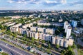 Aerial view of Voskresenka district of Kiev, Ukraine