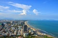 Aerial view of Vung Tau, Vietnam. Royalty Free Stock Photo