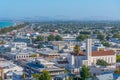 Aerial view of Waiapu Cathedral in Napier, New Zealand