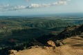 Aerial View of Waimea Canyon State Park, Kauai County, Hawaii, United States. Royalty Free Stock Photo