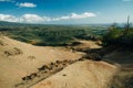 Aerial View of Waimea Canyon State Park, Kauai County, Hawaii, United States. Royalty Free Stock Photo