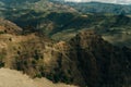 Aerial View of Waimea Canyon State Park, Kauai County, Hawaii, United States. Royalty Free Stock Photo