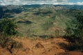 Aerial View of Waimea Canyon State Park, Kauai County, Hawaii, United States. Royalty Free Stock Photo