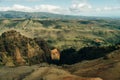 Aerial View of Waimea Canyon State Park, Kauai County, Hawaii, United States. Royalty Free Stock Photo