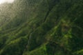 Aerial View of Waimea Canyon State Park, Kauai County, Hawaii, United States. Royalty Free Stock Photo