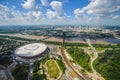 Aerial view of Warsaw