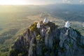 Aerial view of Wat Chaloem Phra Kiat, Lampang Royalty Free Stock Photo