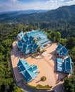 Aerial view of Wat Pa Phu Kon in Loei, Thailand