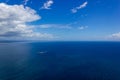 aerial view of Wategoes Beach at Byron Bay. The Photo was taken out of a Gyrocopter, Byron Bay, Queensland, Australia Royalty Free Stock Photo