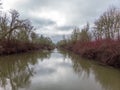 Aerial view at Tualatin river, Oregon