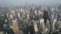 Aerial view of Watthana district in Bangkok, Thailand