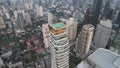 Aerial view of Watthana district in Bangkok, Thailand