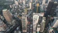 Aerial view of Watthana district in Bangkok, Thailand