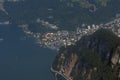 Aerial view of Weggis, Switzerland