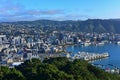 Aerial view of Wellington city