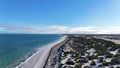 Aerial view of the West Australian coastline