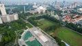 Aerial view of West Irian Liberation Monument in Jakarta. Jakarta, Indonesia, May 6, 2022 Royalty Free Stock Photo