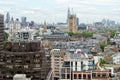 Aerial View from Westminster Cathedral of Roofs and Houses of London