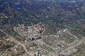 Aerial View of Westwood Village, California Royalty Free Stock Photo