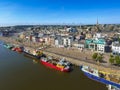 Aerial view. Wexford town. co Wexford. Ireland Royalty Free Stock Photo